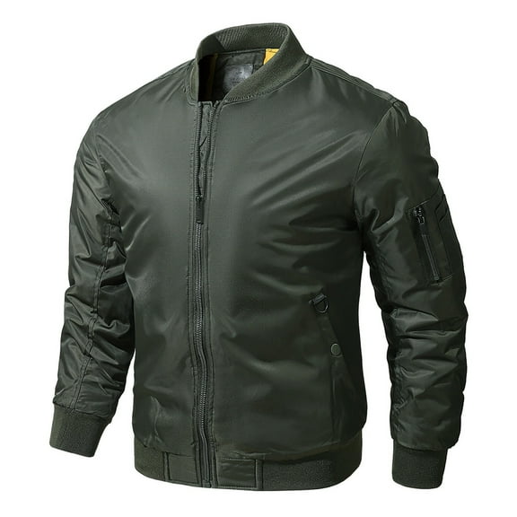 Wancir Men's Windproof Bomber Jacket Lightweight Windbreaker Outdoor Golf Fashion Coat