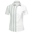 thumbnail image 1 of Wancir Mens Cuban Guayabera Shirt 2025 Summer Trendy Beach Linen Shirts Short Sleeve Casual Button Down Shirts, 1 of 4
