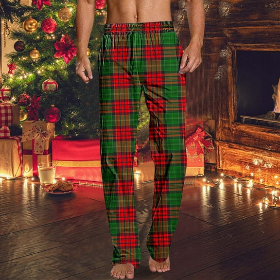 Wancir Mens Funny Pajama Pants ,Soft Lightweight Pajama Pants for Men with Fly Cartoon Men's Pajama Bottoms