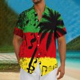 thumbnail image 1 of Wancir Mens Hawaiian Shirt Short Sleeve Button Down Shirt Tropical Summer Beach Shirt, 1 of 5