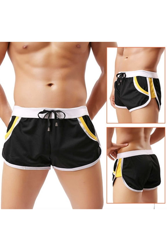Wancir Mens Running Shorts 3 Inch Gym Athletic Workout Short Shorts with Liner