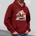 thumbnail image 1 of Wancir Mens Santa Claus Funny Sweatshirt Christmas Novelty Fashion Pullover Hoodies, 1 of 5