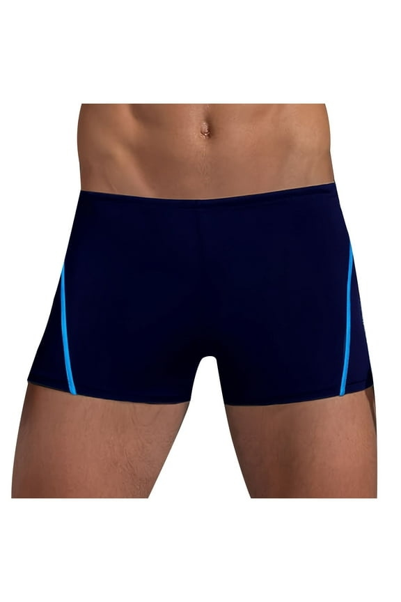 Wancir Mens Swim Trunks Swimwear Bathing Suit Swim Brief Square Leg Board Short S-3XL