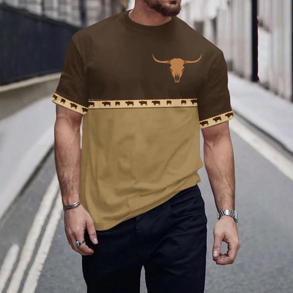 Wancir Mens White Tail Short Sleeve T Shirt | Casual Hunting Apparel | White Tail and Hunting Season Graphic Tee