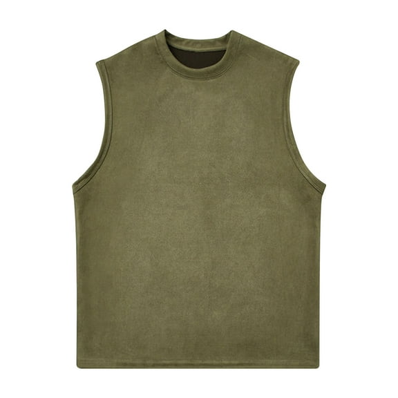 Wancir Mens Workout Tank Tops Sleeveless Tee Shirts Men Muscle Shirt Gym Acid Wash T Shirts Running Beach Loose Fit Tee