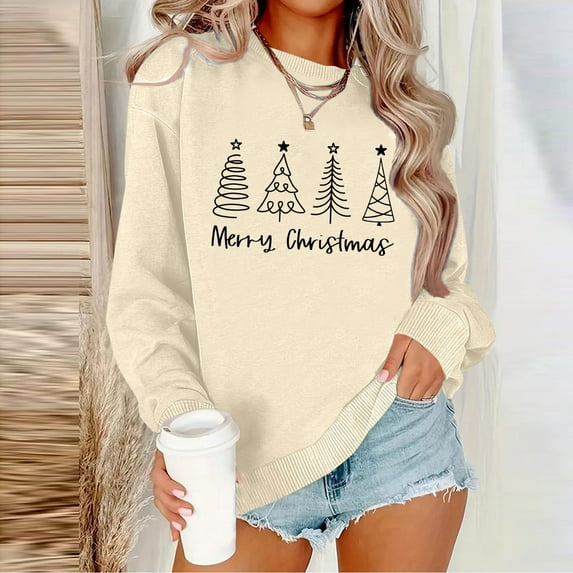 Wancir Merry Christmas Sweatshirt, Ugly Christmas Sweater Women, Christmas Sweaters For Women