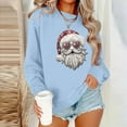 thumbnail image 1 of Wancir Merry Christmas Sweatshirt for Women Christmas Light Long Sleeve Shirt Xmas Holiday Crewneck Pullover Tops, 1 of 4