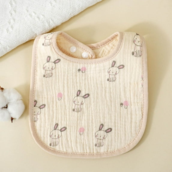 Wancir Muslin Drool Bibs for Boys Girls, Adjustable Baby Bibs for Drooling and Teething, Soft Cotton Baby Bandana Bibs for Newborn Feeding Essentials