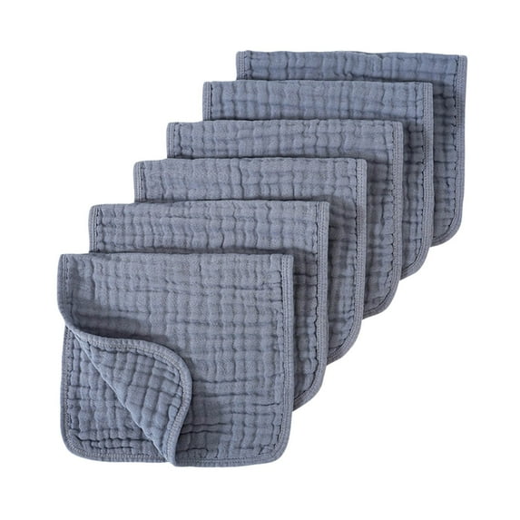 Wancir Muslin Drool Bibs for Boys Girls, Adjustable Baby Bibs for Drooling and Teething, Soft Cotton Baby Bandana Bibs for Newborn Feeding Essentials