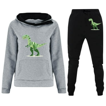 Wancir Pant Sets for Women Two Piece Outfits Heart Print Cute Matching Set Long Sleeve Hoodie Plus Size Trendy Sweatsuits