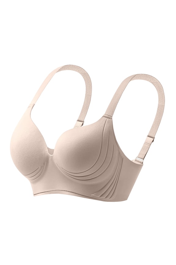 Wancir Plus Size Anti-Sagging Seamless Bra - No-Slip Lift & Side Support
