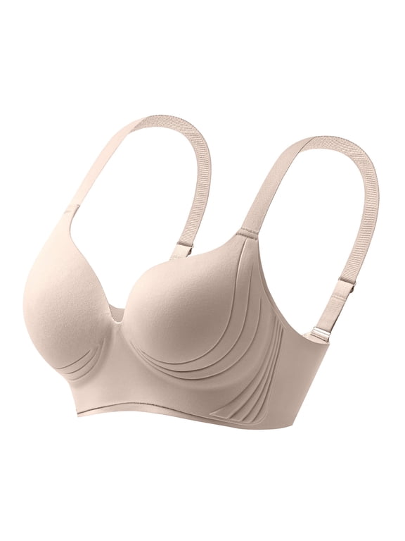 Wancir Plus Size Anti-Sagging Seamless Bra - No-Slip Lift & Side Support