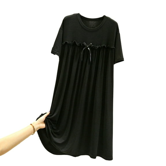 Wancir Pregnant Mom Summer Sleeveless Split Maternity Dresses