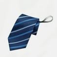 thumbnail image 1 of Wancir Men's 3.15" Jacquard Polyester Tie Quick-Release Zipper for Business Meetings, 1 of 3
