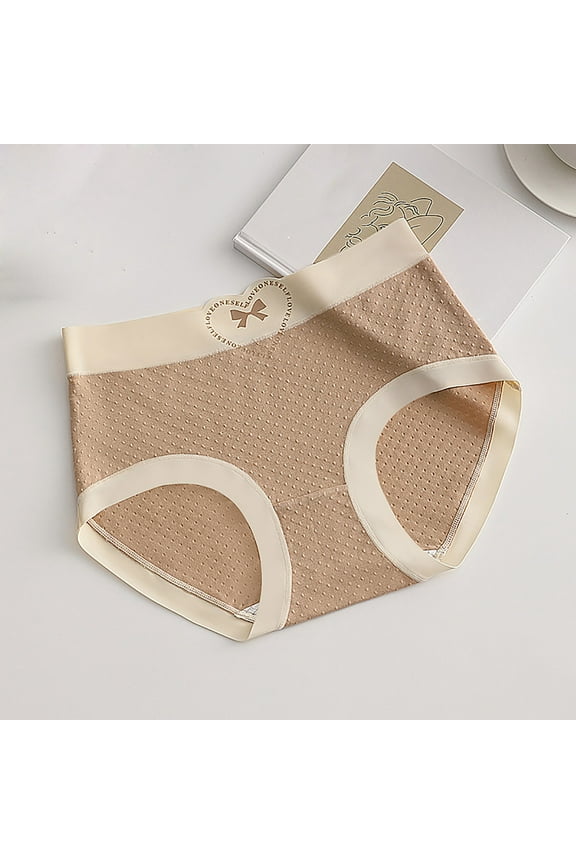 Wancir Pure Cotton Panty for Seniors High Waist Shorts Medium Elderly Women Soft Briefs Mom's Panties Sleep Underwear