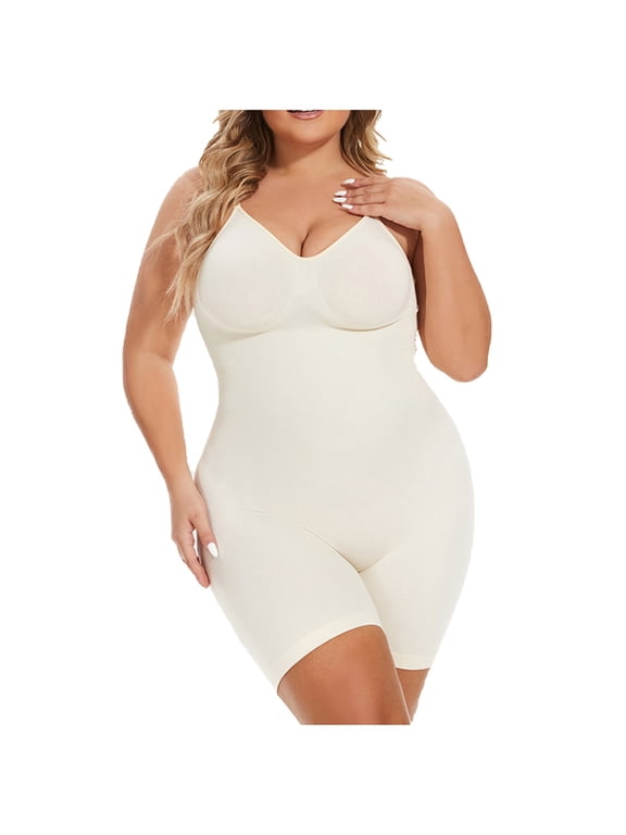 Wancir Shapewear Bodysuit Tummy Control for Women Seamless Sculpting Butt Lifter Body Shaper