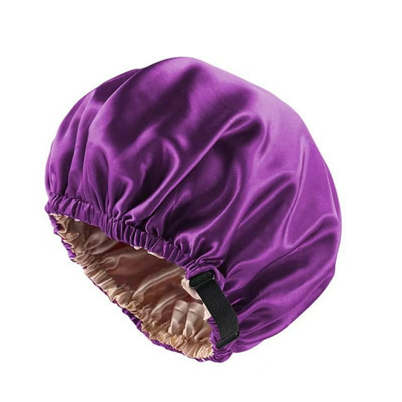 Wancir Shower Caps for Women, Double Layers Waterproof Bath Caps, Elastic and Reusable Shower Cap, EVA Hair Cap for Shower, Environmental Protection Hair Bath Hat