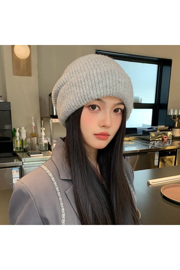 Wancir Slouchy Beanie Hat for Men and Women Winter Warm Chunky Soft Oversized Cable Knit Cap