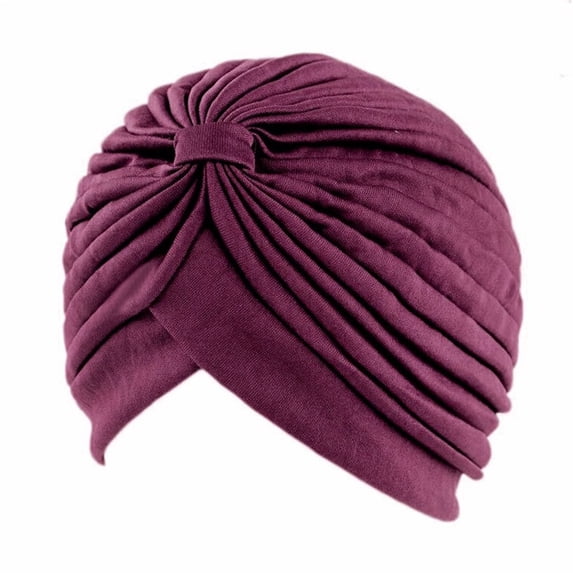 Wancir Stretchy Turban Caps for Women, Chemo Head Wraps, Cancer Headwear, Twisted India Hats, Assorted Colors