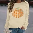 thumbnail image 1 of Wancir Thankful Blessed Thanksgiving Shirts Vintage Color Block T Shirt Blouse for Women Long Sleeve Splicing Tee Tops Tunic, 1 of 1