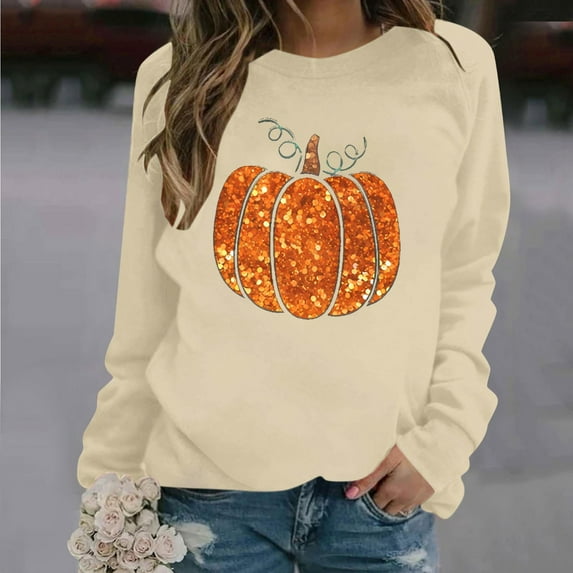 Wancir Thankful Blessed Thanksgiving Shirts Vintage Color Block T Shirt Blouse for Women Long Sleeve Splicing Tee Tops Tunic