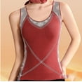 thumbnail image 1 of Wancir Thermal Tank Top for Women Fleece Lined Thermal Shirts Sleeveless Tops Camisole Warm Base Layer Vest Cold Weather, 1 of 4