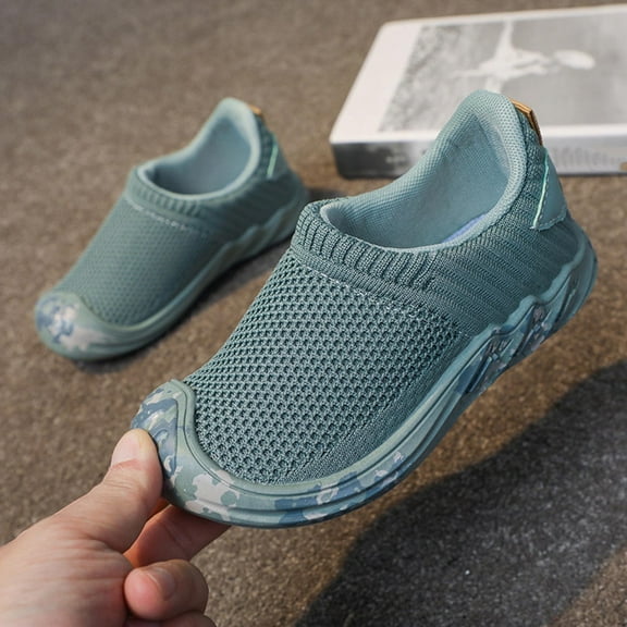 Wancir Toddler Boys Girls Sneaker Slip On Shoes Kids Lightweight Breathable Walking Shoes