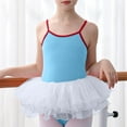 thumbnail image 1 of Wancir Toddler Girls Tutu Dresses Strap Shiny Tulle Ballet Leotard Ballerina Costume for Dance 3-14T, 1 of 3