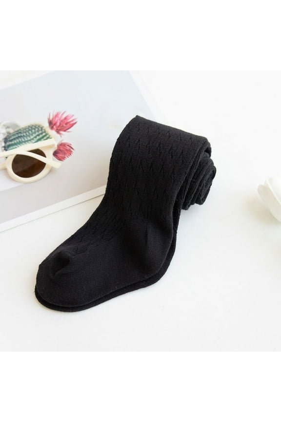 Wancir Toddler Little Girls/Boys Cotton Tights Footed Thick Winter Cable Knit Legging Pantyhose Stocking