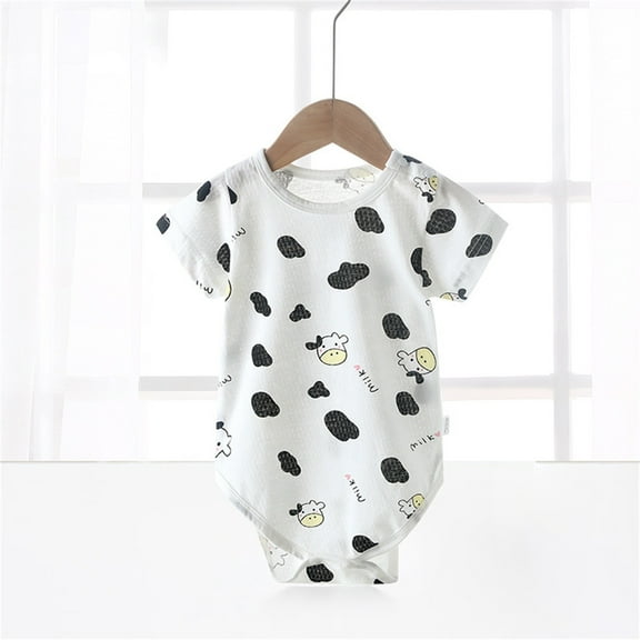 Wancir Toddler and Baby Unisex Bodysuit 1 Pack Short Sleeve Bodysuit Baby for 0-24 Months Babies Baby Girl Boy