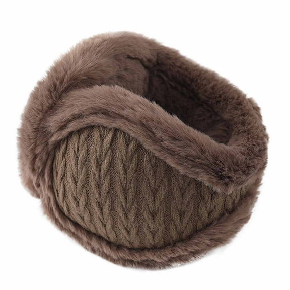 Wancir Unisex Foldable Ear Warmers Polar Fleece/kints Winter EarMuffs