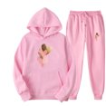 thumbnail image 1 of Wancir Unisex Hoodies Tracksuit Sweatsuits for Women Set Mens 2 Piece Hooded Sweatshirts and Sweatpant Set Jogger Sweatsuits, 1 of 6