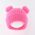 thumbnail image 1 of Wancir Winter Knit Baby Hat Twist Warm Beanie for Boys Girls Infant Toddler Baby Beanie with Pompom, 1 of 3