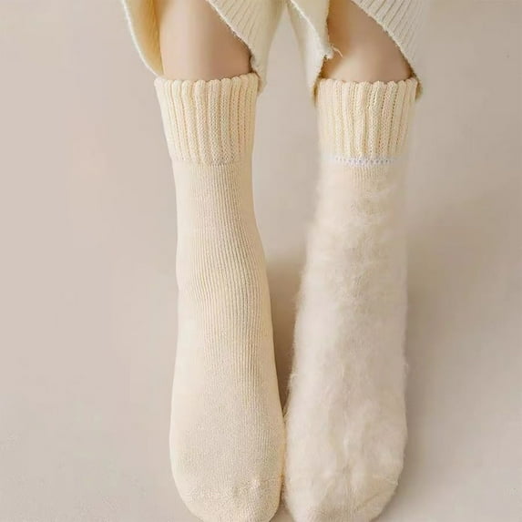 Wancir Winter Socks Mens, Thick Warm Merino Wool Socks, Super Soft Thermal Casual Boot Socks Hiking Socks