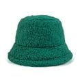 thumbnail image 1 of Wancir Winter Soft Faux Fur Plush Bucket Hat, Lovely Fuzzy Fisherman Cap, Fashion Outdoor Thick Warm Sun Cap for Women, 1 of 3
