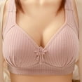 thumbnail image 1 of Wancir Woman's Embroidered Glossy Comfortable Breathable Bra Underwear No Rims, 1 of 3