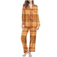 thumbnail image 1 of Wancir Women 2 Piece Christmas Pajamas Set Cute Bow Long Sleeve Shirts Pants Graphic Pjs Sets Xmas Jammies, 1 of 5