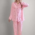 thumbnail image 1 of Wancir Women Christmas Pajamas Sets Xmas Long Sleeve Pants Pjs Sleepwear Santa Claus Printed Nightwear, 1 of 5