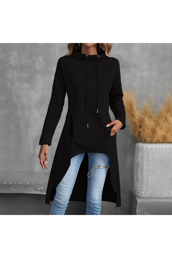 Wancir Women Moon Gothic Witchcraft Punk Vintage Casual Long Hoodies Top Sweatshirt