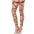 thumbnail image 1 of Wancir Women Sexy Leg Wraps for Rave Dancing Party Shiny Metallic Leg Wrap with O-Ring, 1 of 3