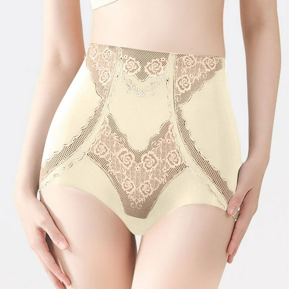 Wancir Women Shapewear Slimmer Body Shaper Hi-Waist Tummy Control Compression Butt Lifter Panties Girdle