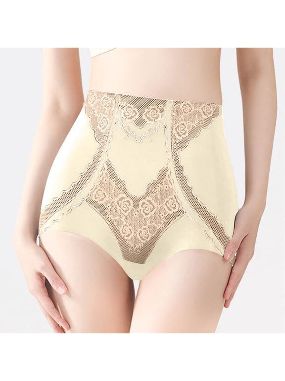 Wancir Women Shapewear Slimmer Body Shaper Hi-Waist Tummy Control Compression Butt Lifter Panties Girdle