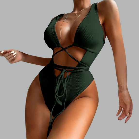 Wancir Women's Bikini Sets New Fashion Comfortable Bikini Women's Sexy Plain Color Swimsuit Bikinis