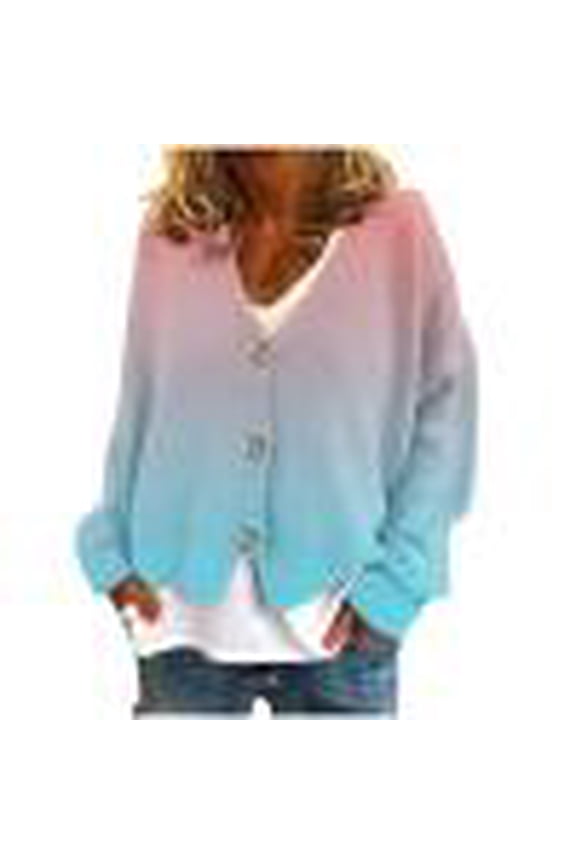 Wancir Women's Cable Knit Long Sleeve Open Front Cardigan Sheep V-Neck Button Down Embroidery Wool Blend Sweater Coat Outwear