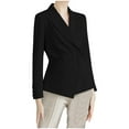 thumbnail image 1 of Wancir Women's Casual Business Open Front Long Sleeve Notch Lapel Office Blazer Jacket, 1 of 5