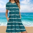 thumbnail image 1 of Wancir Women's Casual Summer T Shirt Dresses Short Sleeve Swing Dress with Pockets, 1 of 6