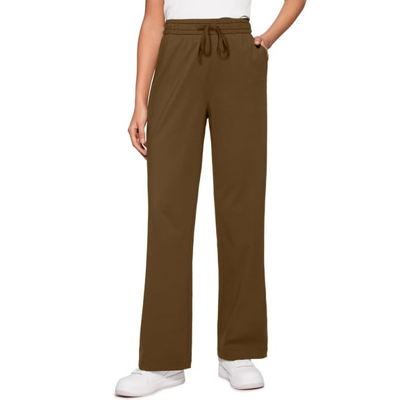 Wancir Women's Causal Drawstring Waist Active Workout Long Yoga Pant with Pocket