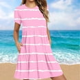 thumbnail image 1 of Wancir Women's Elegant Vintage Cotton Casual Floral Print Work Party Collar A-Line Dress with Pockets, 1 of 6