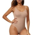 thumbnail image 1 of Wancir Women's High-Compression Yoga Bodysuit Solid Color with Tummy Control & Seamless Design, 1 of 7