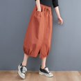 thumbnail image 1 of Wancir Women’s High Waist Split A Line Corduroy Skirt Casual Fall Midi Skirts with Pockets, 1 of 8